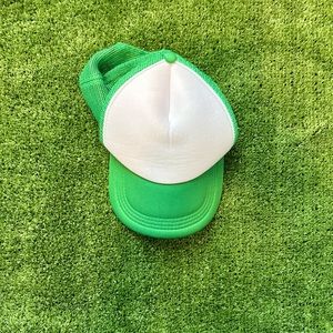 Green trucker hat